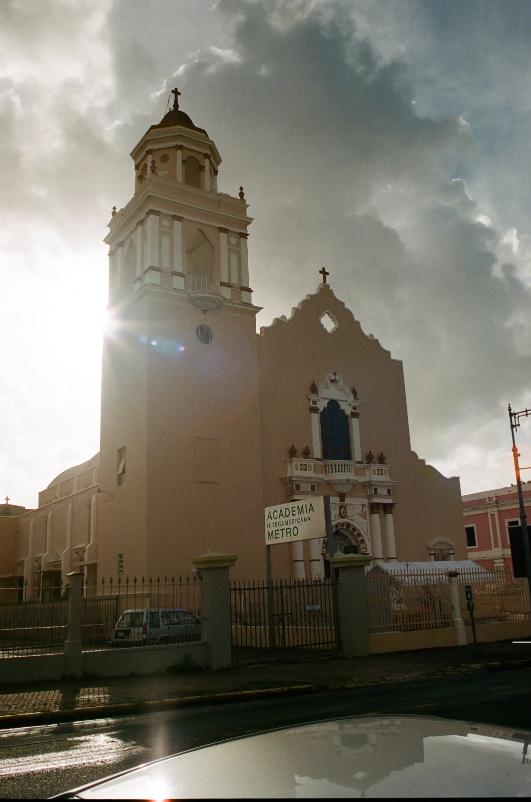 An old Santurce church in the sun